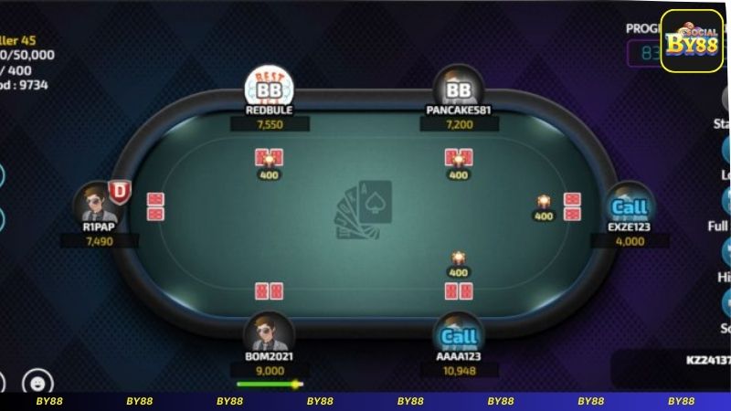 Chiến thuật chơi Poker BY88 để chiến thắng